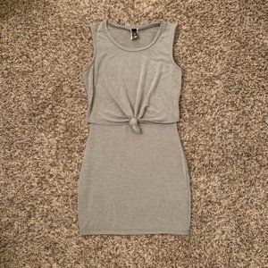 NFS Windsor body con dress in gray